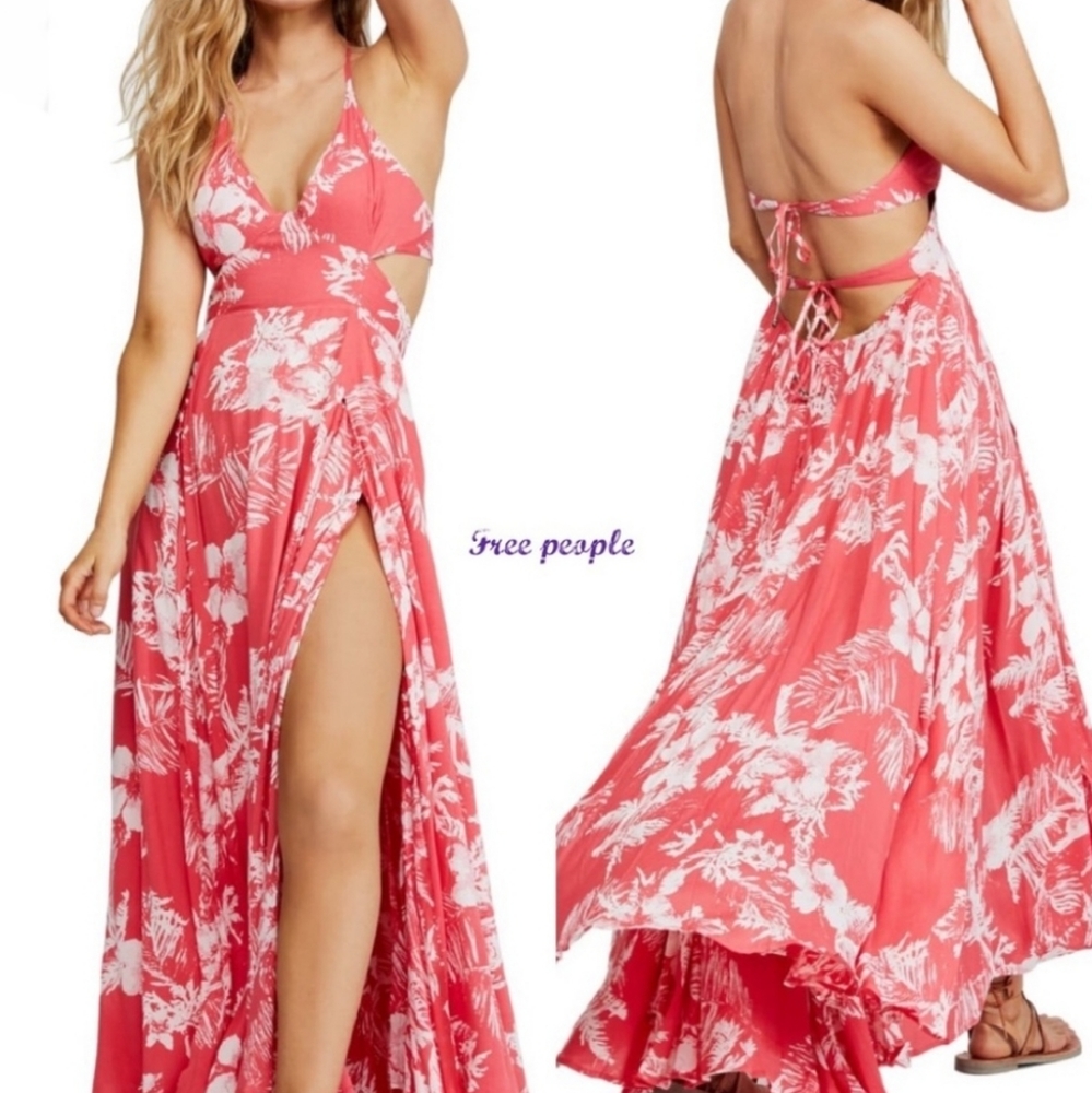 Free People Floral Maxi Dress
